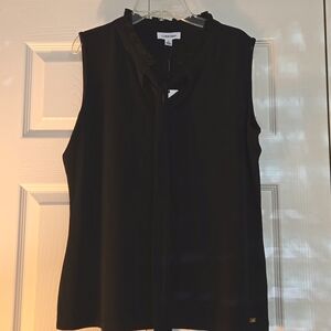 Calvin Klein Women's Black Sleeveless Top